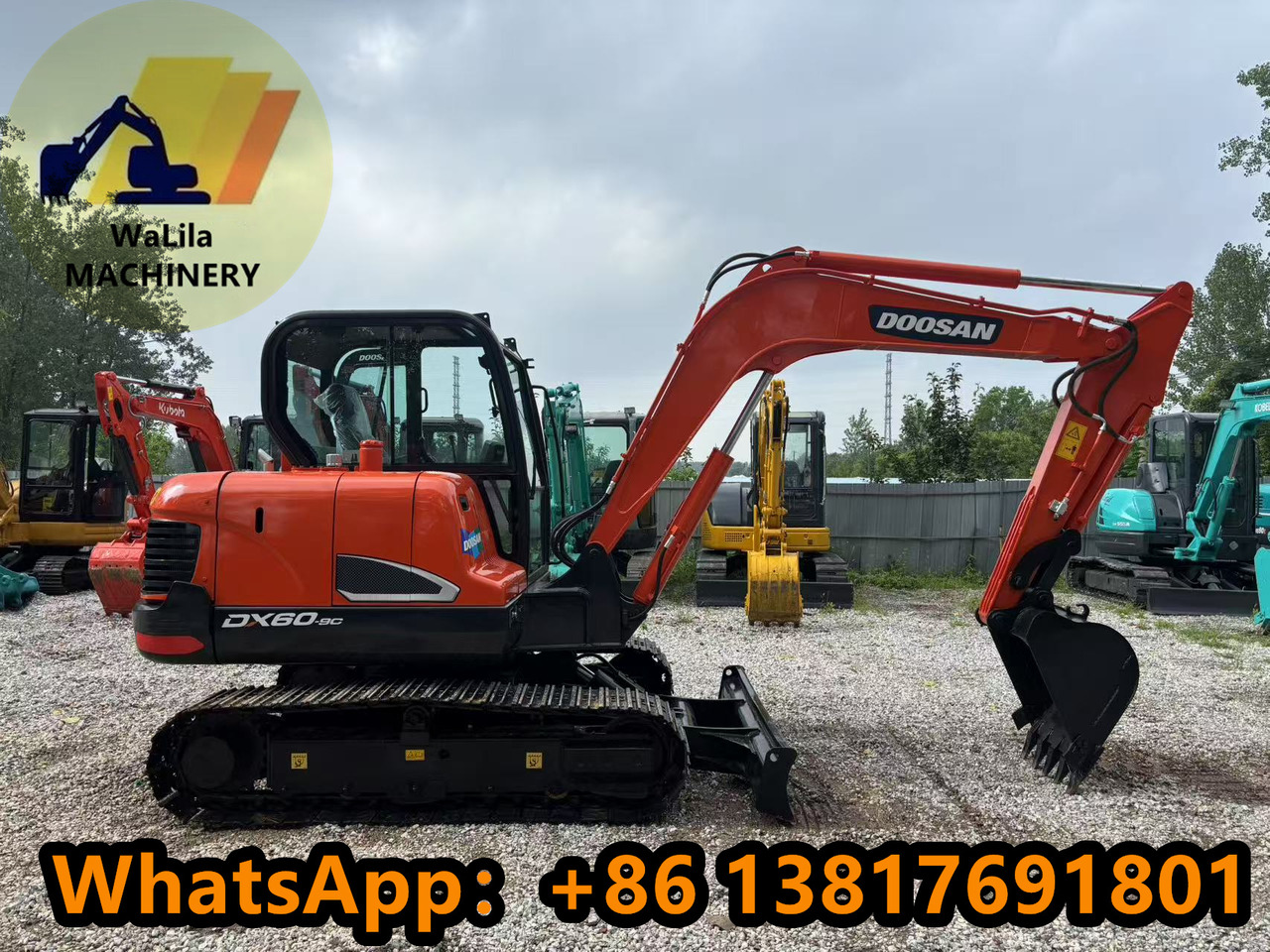 DOOSAN DX60-9 - 미니 굴삭기 : 사진 1 DOOSAN DX60-9 - 미니 굴삭기 : 사진 1