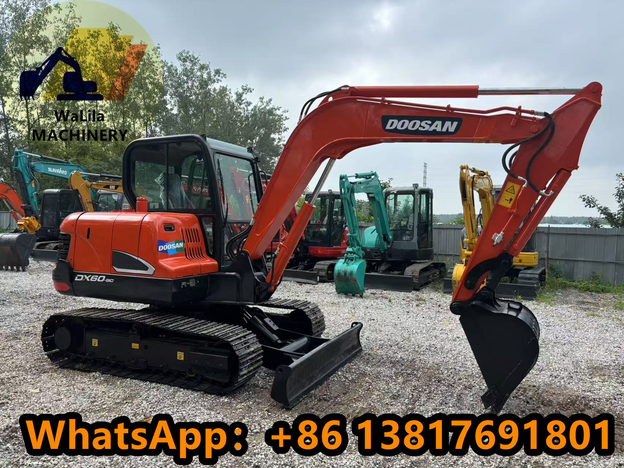 DOOSAN DX60-9 - 미니 굴삭기 : 사진 5 DOOSAN DX60-9 - 미니 굴삭기 : 사진 5