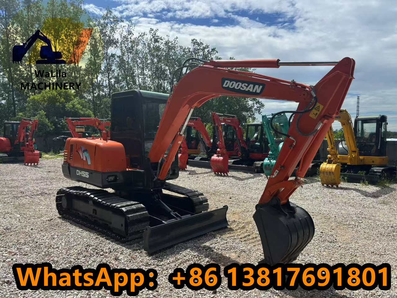 Doosan DH 55-7 DH55 (Good) - 미니 굴삭기 : 사진 2 Doosan DH 55-7 DH55 (Good) - 미니 굴삭기 : 사진 2