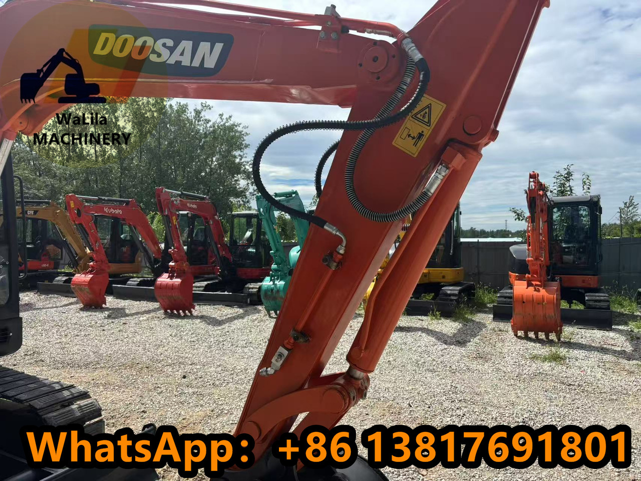 Doosan DH 55-7 DH55 (Good) - 미니 굴삭기 : 사진 5 Doosan DH 55-7 DH55 (Good) - 미니 굴삭기 : 사진 5