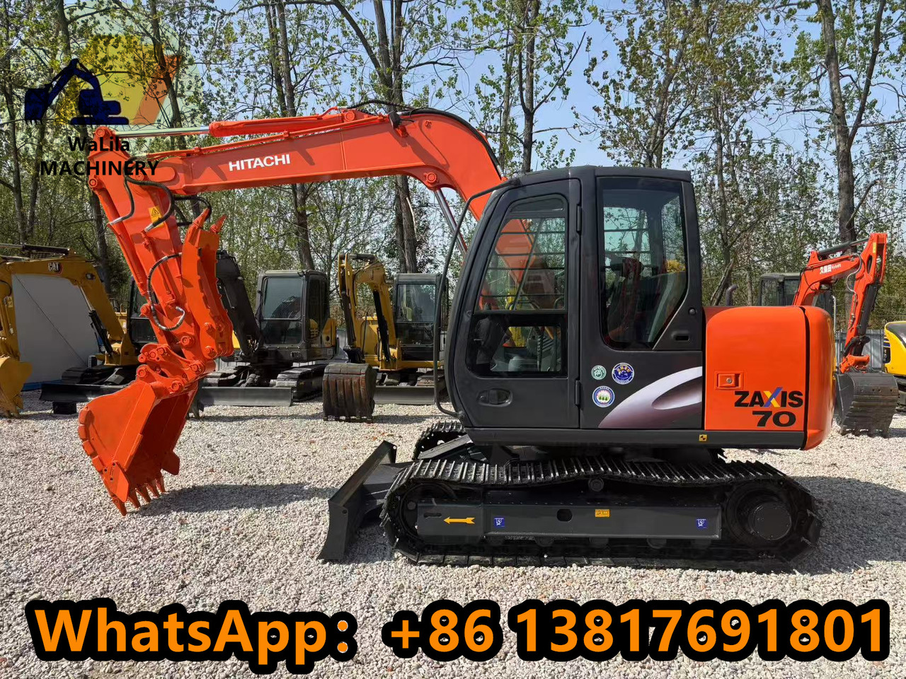 HITACHI Zx70 - 미니 굴삭기 : 사진 1 HITACHI Zx70 - 미니 굴삭기 : 사진 1