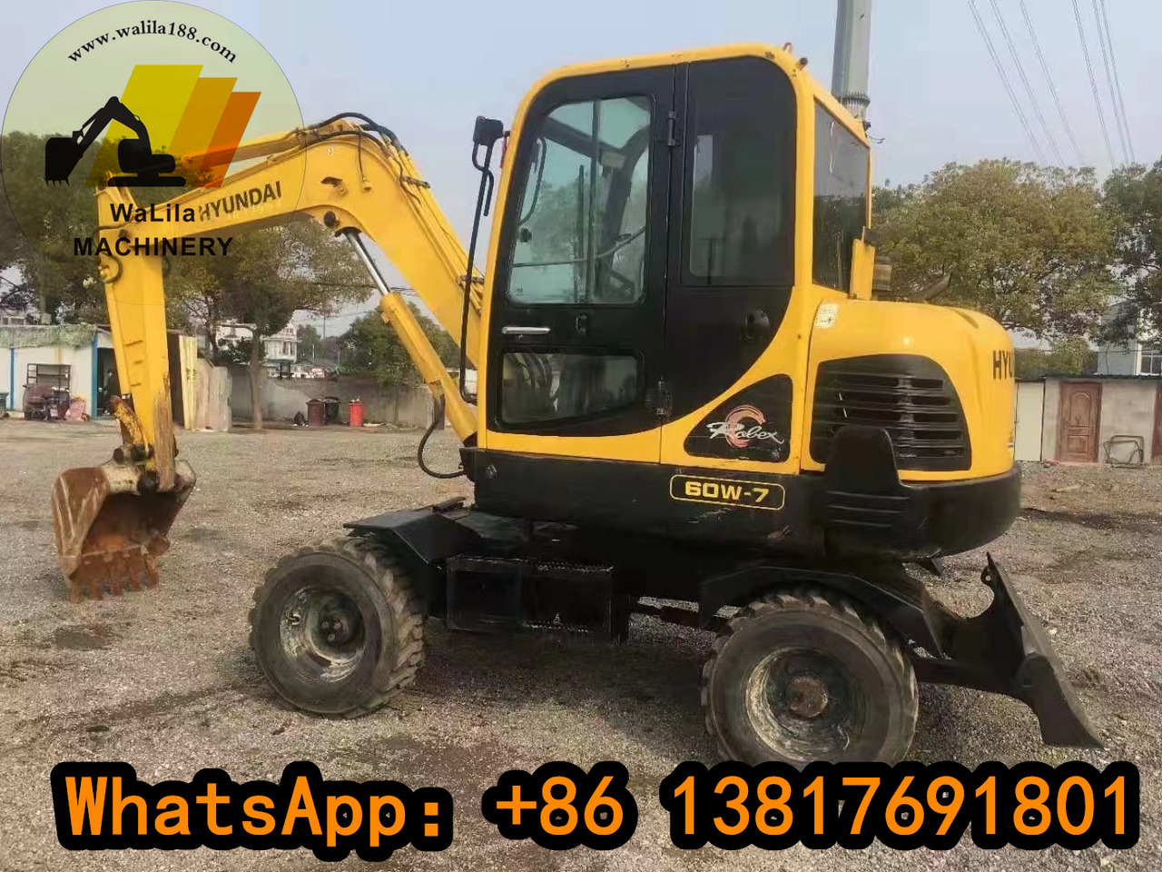 HYUNDAI R60W - 미니 굴삭기 : 사진 3 HYUNDAI R60W - 미니 굴삭기 : 사진 3