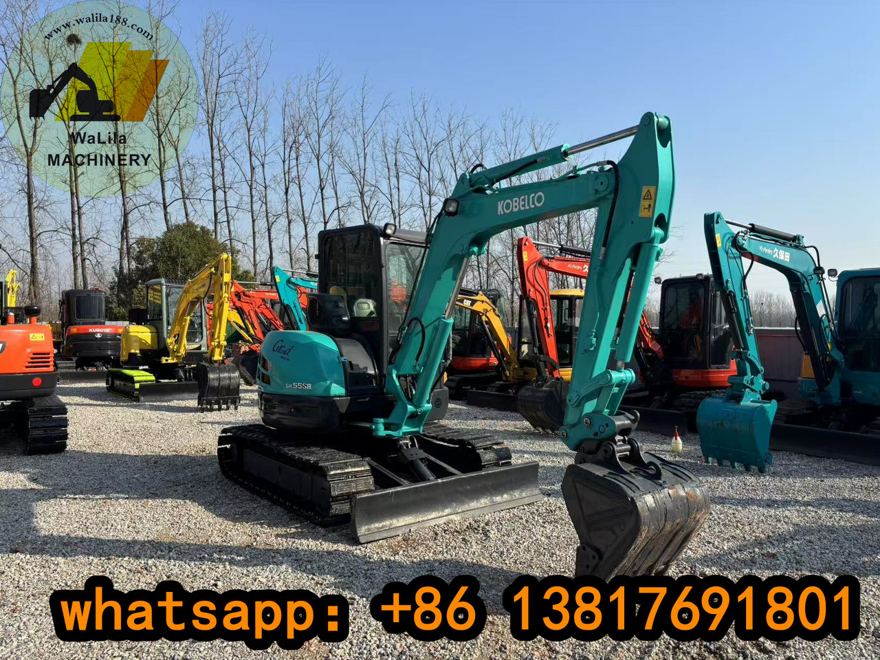 KOBELCO SK55 - 미니 굴삭기 : 사진 4 KOBELCO SK55 - 미니 굴삭기 : 사진 4
