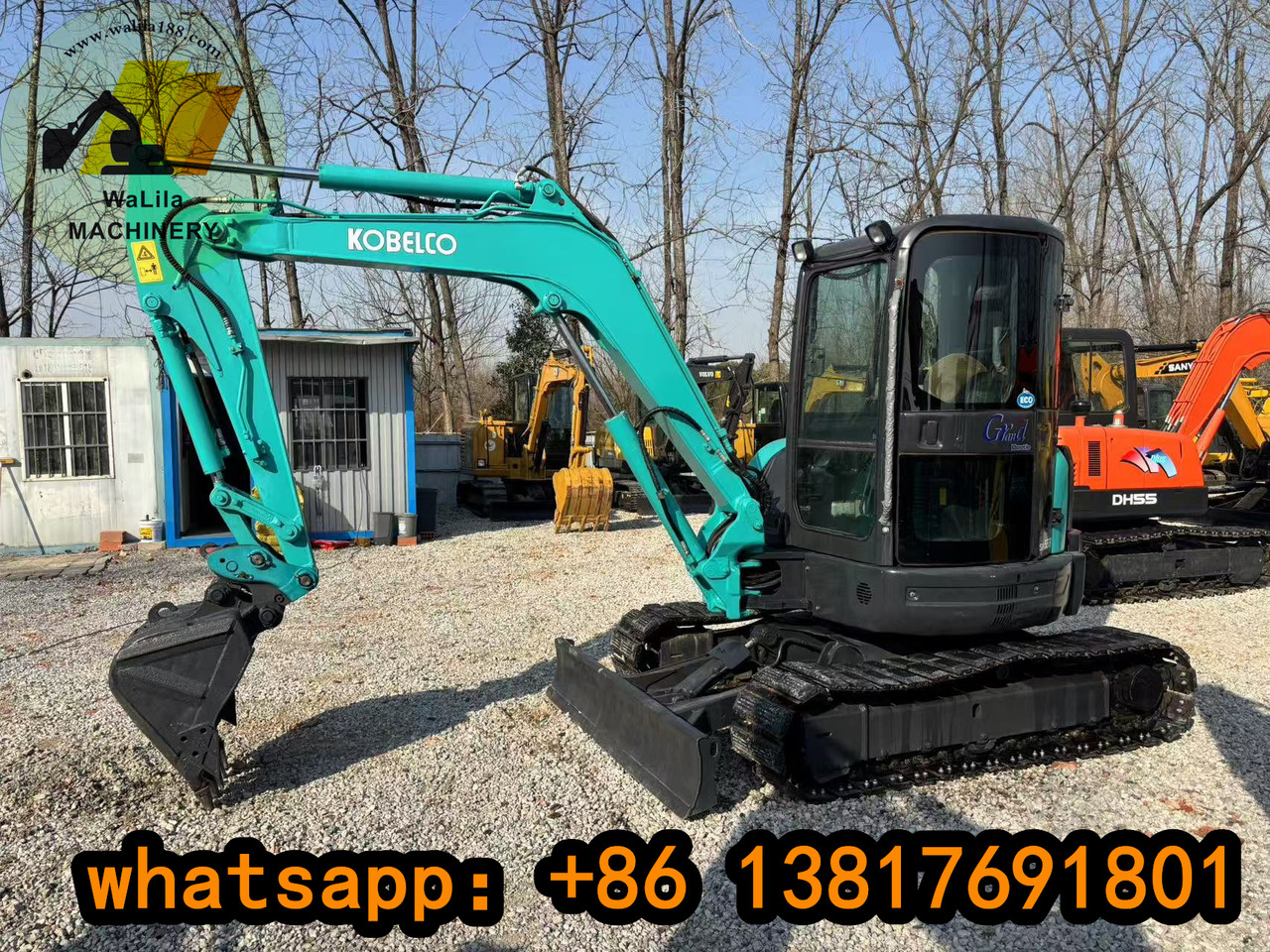 KOBELCO sk55 - 미니 굴삭기 : 사진 4 KOBELCO sk55 - 미니 굴삭기 : 사진 4