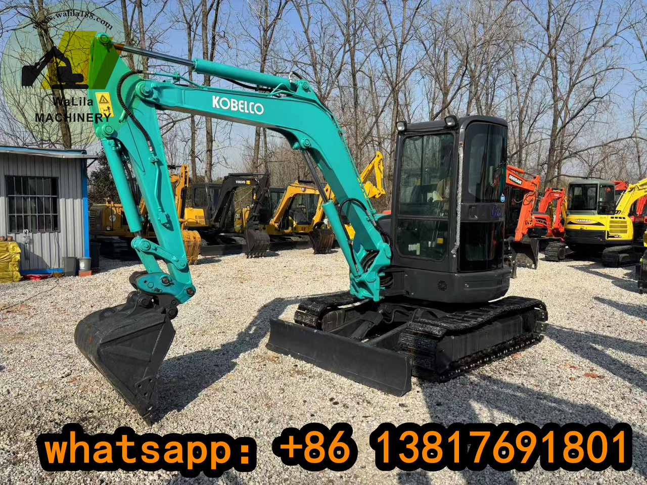 KOBELCO sk55 - 미니 굴삭기 : 사진 3 KOBELCO sk55 - 미니 굴삭기 : 사진 3