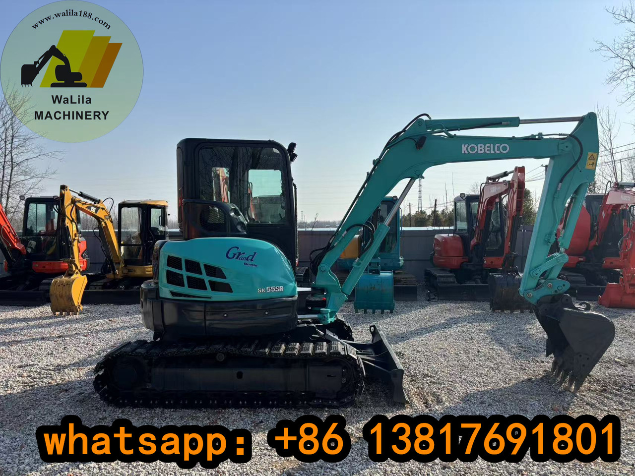 KOBELCO sk55 - 미니 굴삭기 : 사진 1 KOBELCO sk55 - 미니 굴삭기 : 사진 1