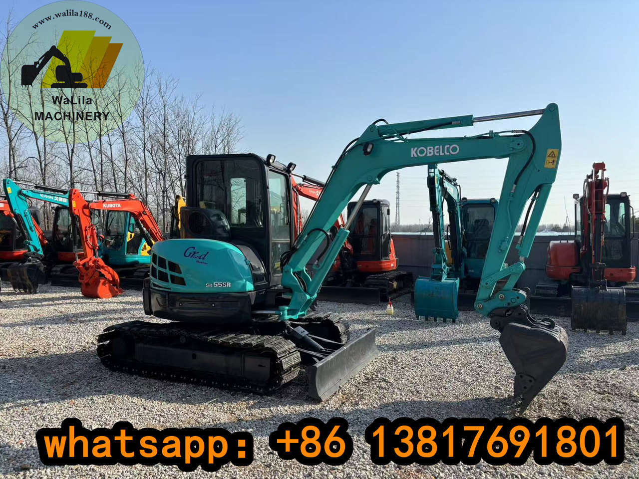 KOBELCO sk55 - 미니 굴삭기 : 사진 2 KOBELCO sk55 - 미니 굴삭기 : 사진 2