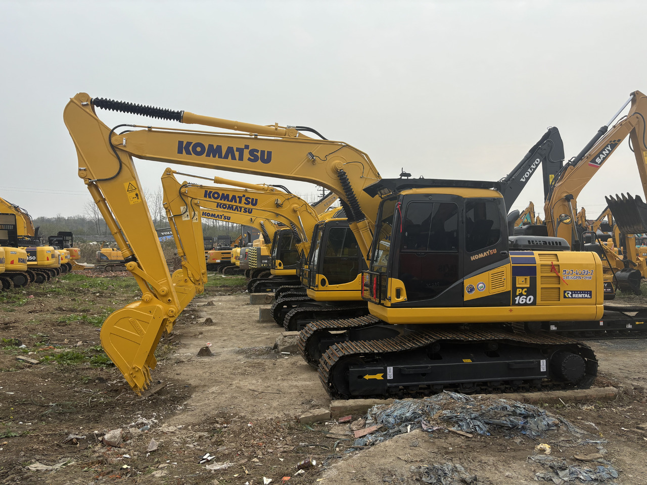 KOMATSU PC160 - 크롤러 굴삭기 : 사진 5 KOMATSU PC160 - 크롤러 굴삭기 : 사진 5