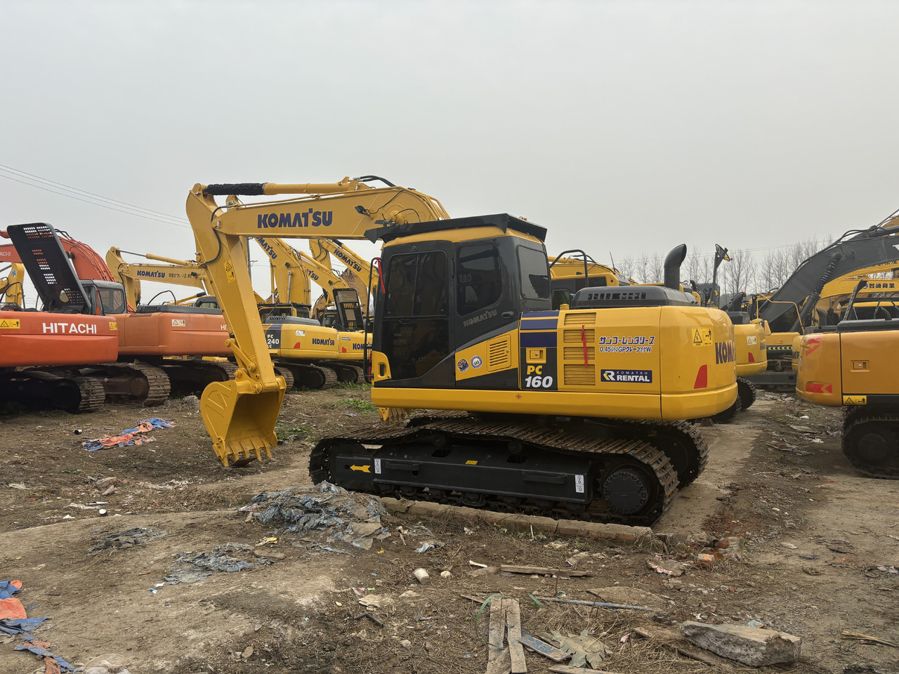 KOMATSU PC160 - 크롤러 굴삭기 : 사진 2 KOMATSU PC160 - 크롤러 굴삭기 : 사진 2