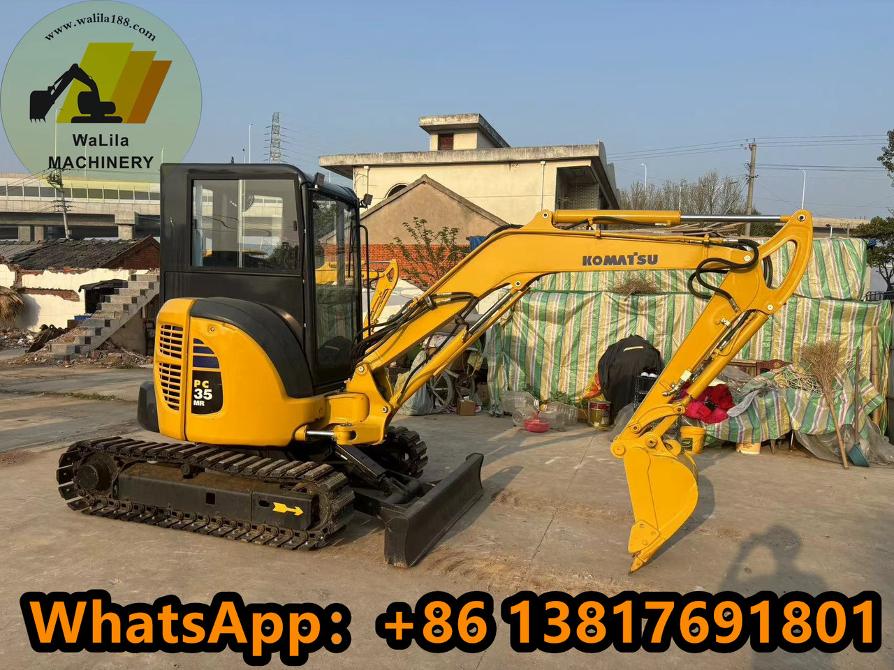 KOMATSU PC35MR - 미니 굴삭기 : 사진 1 KOMATSU PC35MR - 미니 굴삭기 : 사진 1