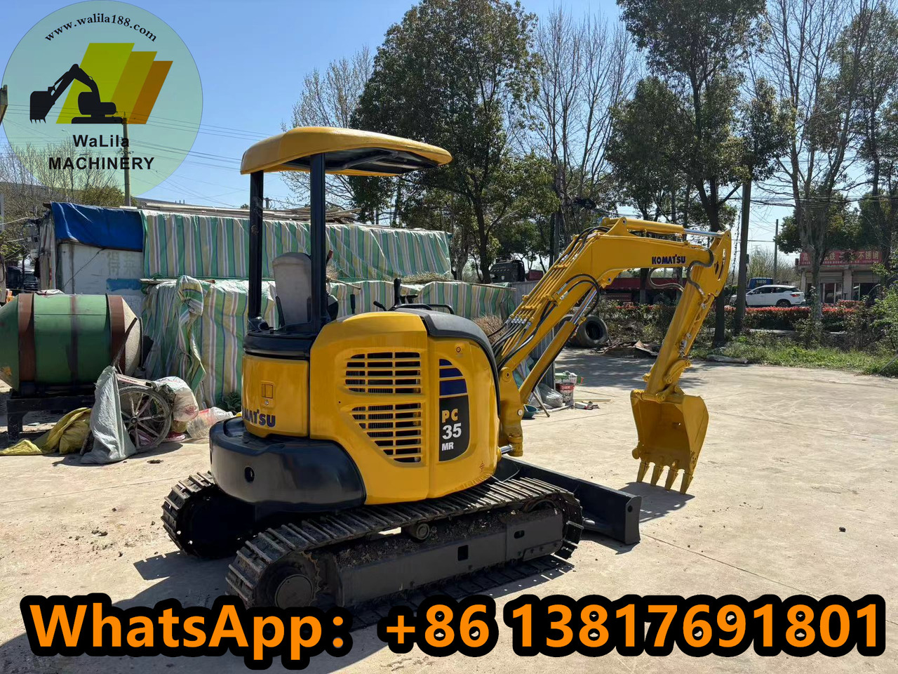 KOMATSU PC35MR - 미니 굴삭기 : 사진 1 KOMATSU PC35MR - 미니 굴삭기 : 사진 1