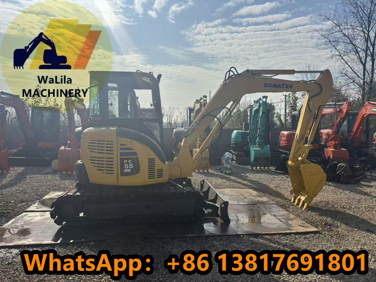 KOMATSU PC55MR-3 - 미니 굴삭기 : 사진 1 KOMATSU PC55MR-3 - 미니 굴삭기 : 사진 1