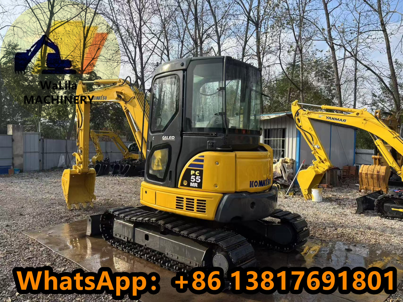 KOMATSU PC55MR-3 - 미니 굴삭기 : 사진 1 KOMATSU PC55MR-3 - 미니 굴삭기 : 사진 1
