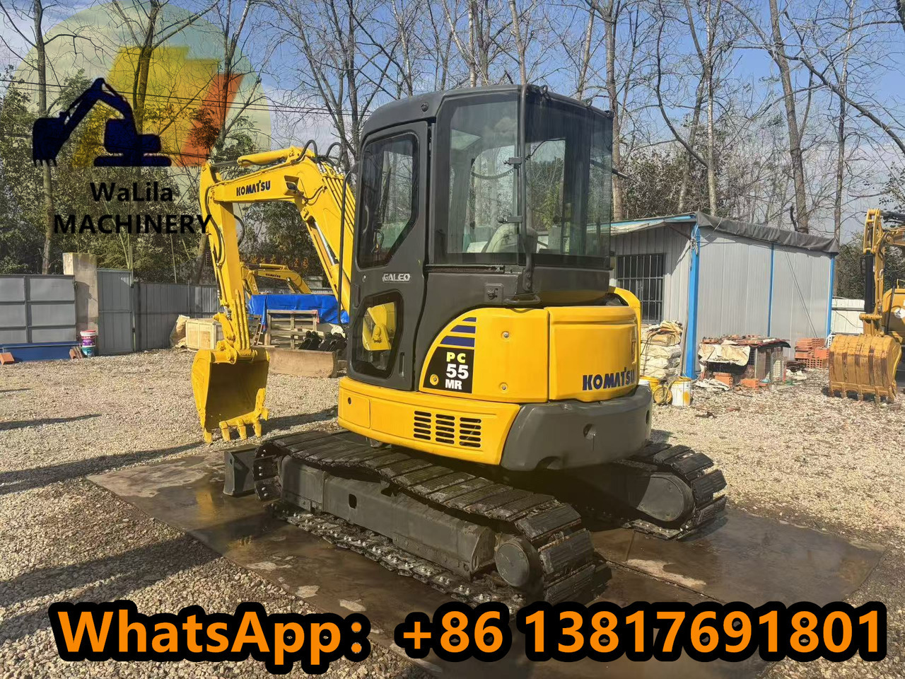 KOMATSU PC55MR-3 - 미니 굴삭기 : 사진 4 KOMATSU PC55MR-3 - 미니 굴삭기 : 사진 4