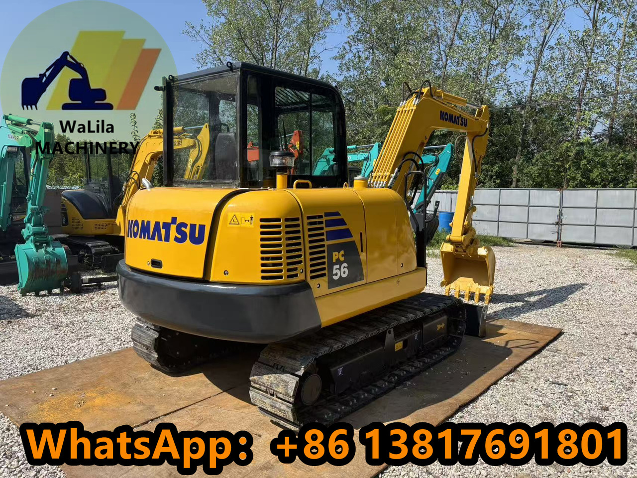 KOMATSU PC56-7 - 미니 굴삭기 : 사진 2 KOMATSU PC56-7 - 미니 굴삭기 : 사진 2