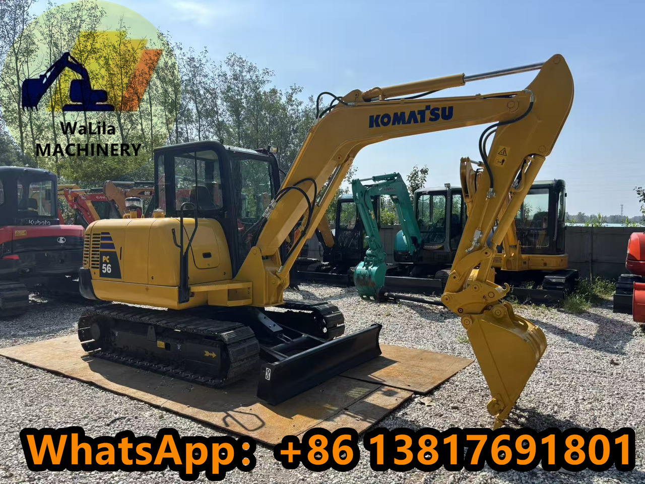 KOMATSU PC56-7 - 미니 굴삭기 : 사진 1 KOMATSU PC56-7 - 미니 굴삭기 : 사진 1