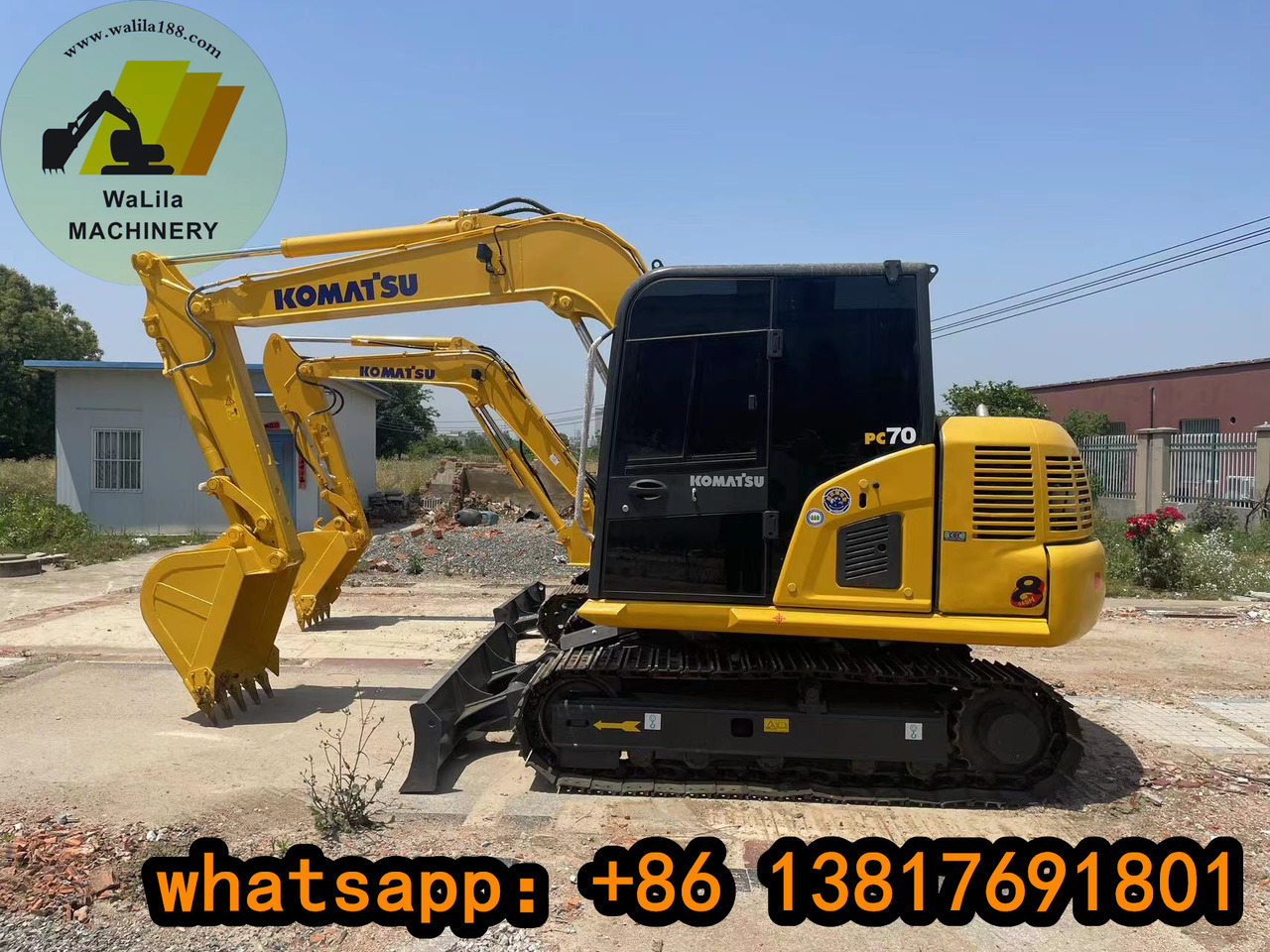 KOMATSU PC70-8 - 미니 굴삭기 : 사진 1 KOMATSU PC70-8 - 미니 굴삭기 : 사진 1