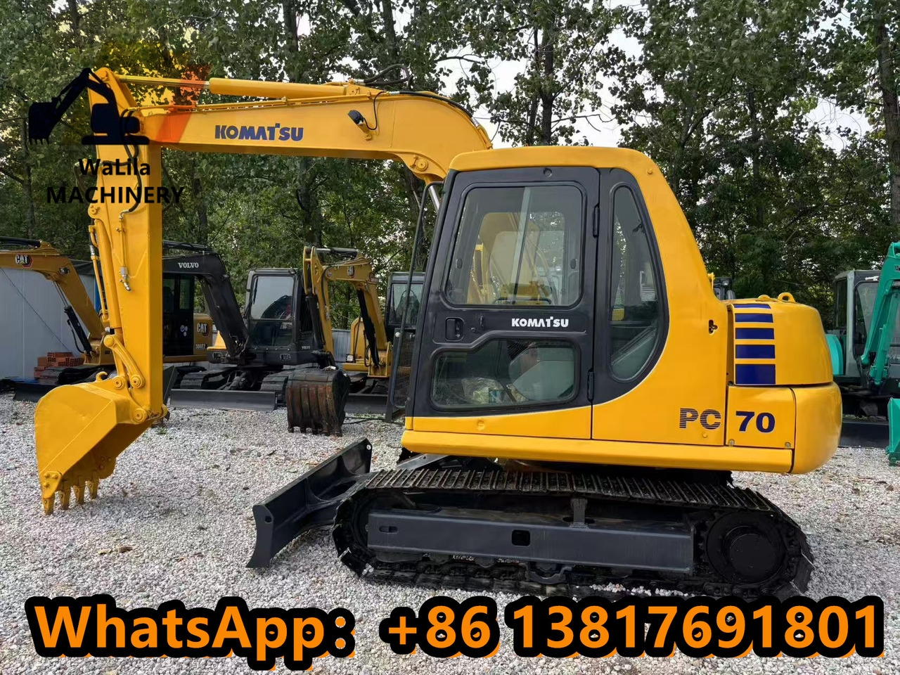 KOMATSU PC70 - 미니 굴삭기 : 사진 1 KOMATSU PC70 - 미니 굴삭기 : 사진 1