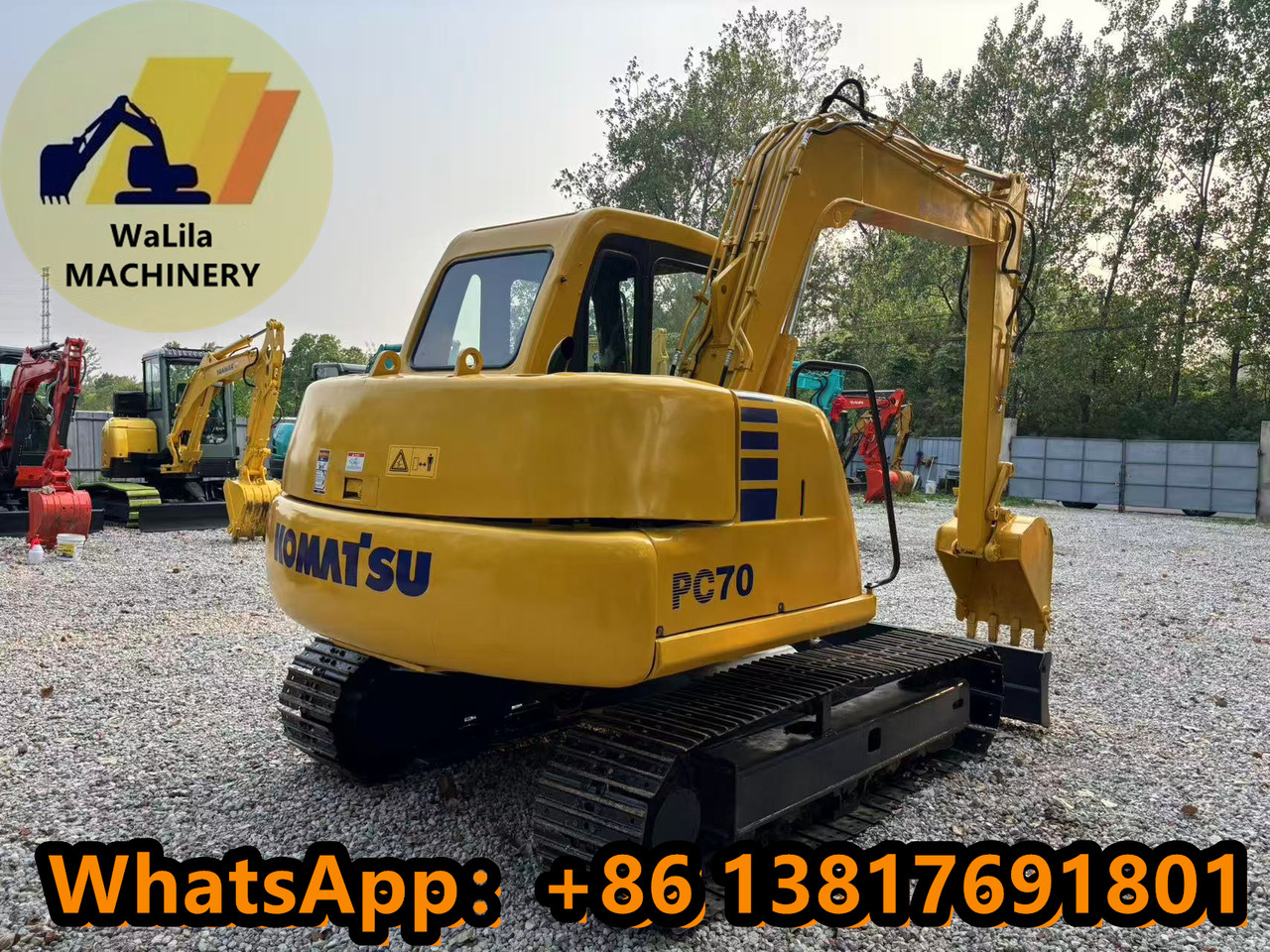 KOMATSU PC70 - 미니 굴삭기 : 사진 3 KOMATSU PC70 - 미니 굴삭기 : 사진 3