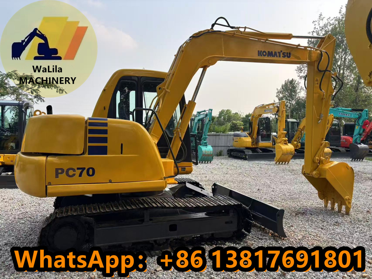 KOMATSU PC70 - 미니 굴삭기 : 사진 2 KOMATSU PC70 - 미니 굴삭기 : 사진 2
