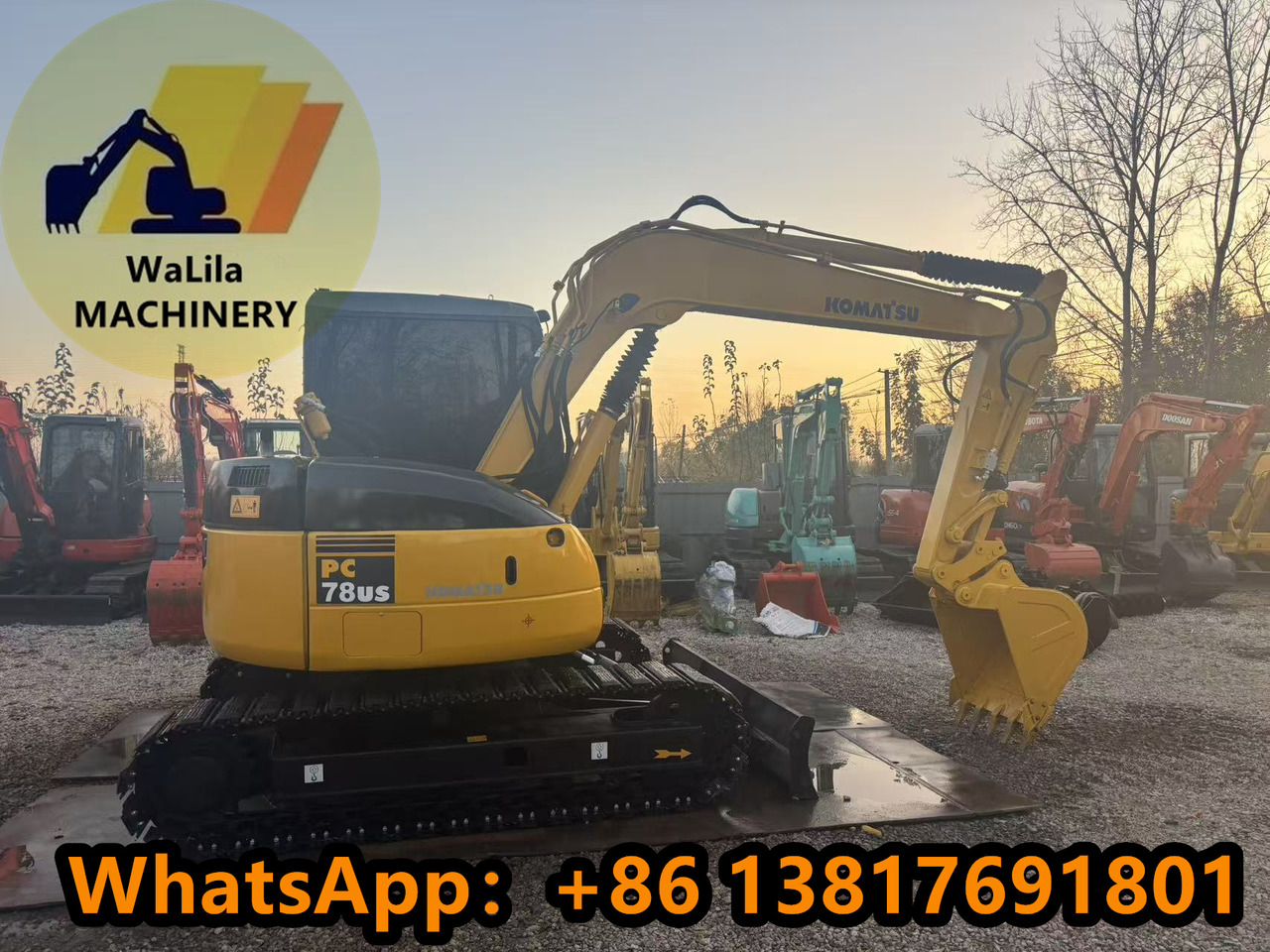 KOMATSU PC78US - 미니 굴삭기 : 사진 1 KOMATSU PC78US - 미니 굴삭기 : 사진 1