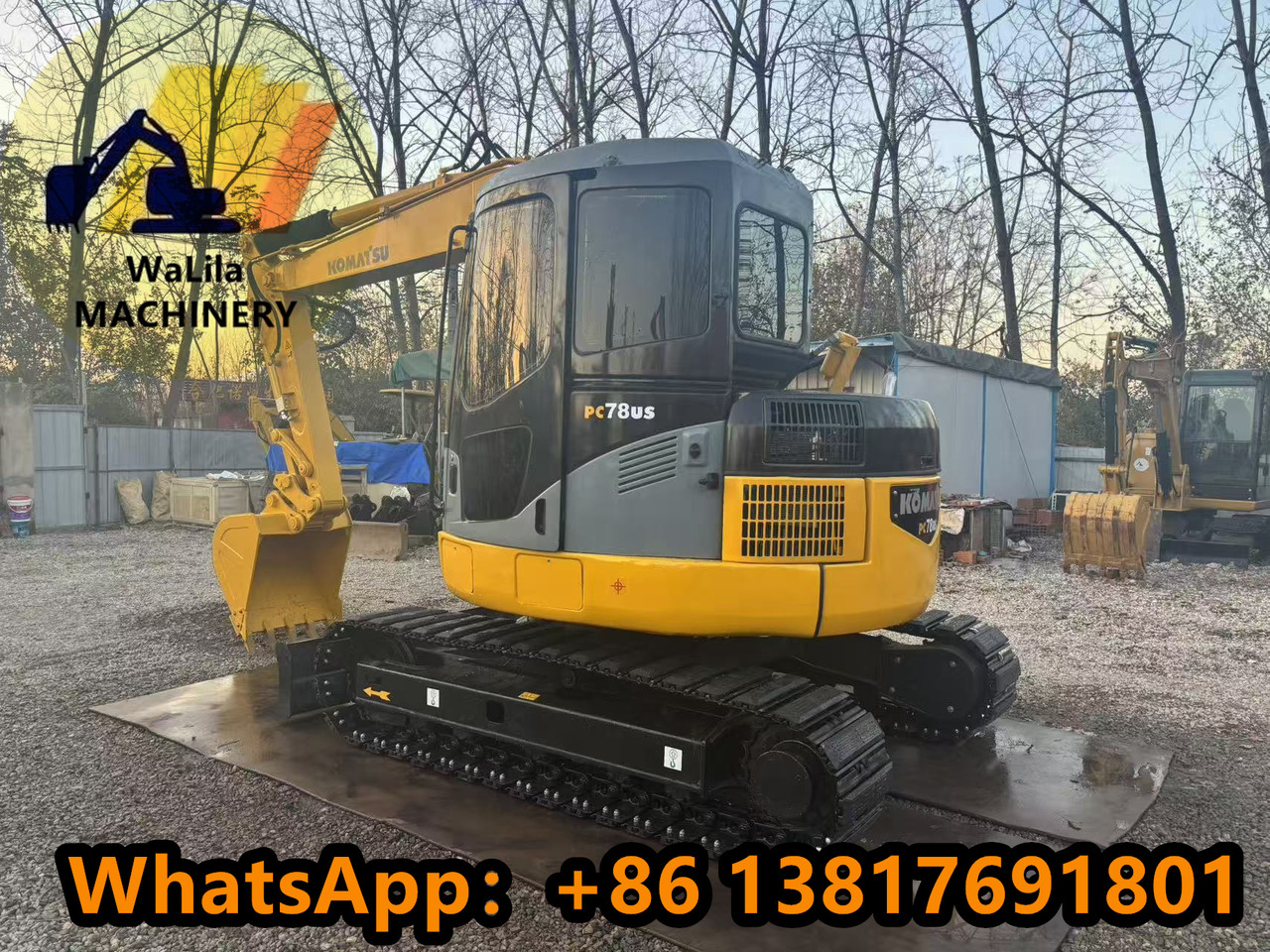 KOMATSU PC78US - 미니 굴삭기 : 사진 3 KOMATSU PC78US - 미니 굴삭기 : 사진 3
