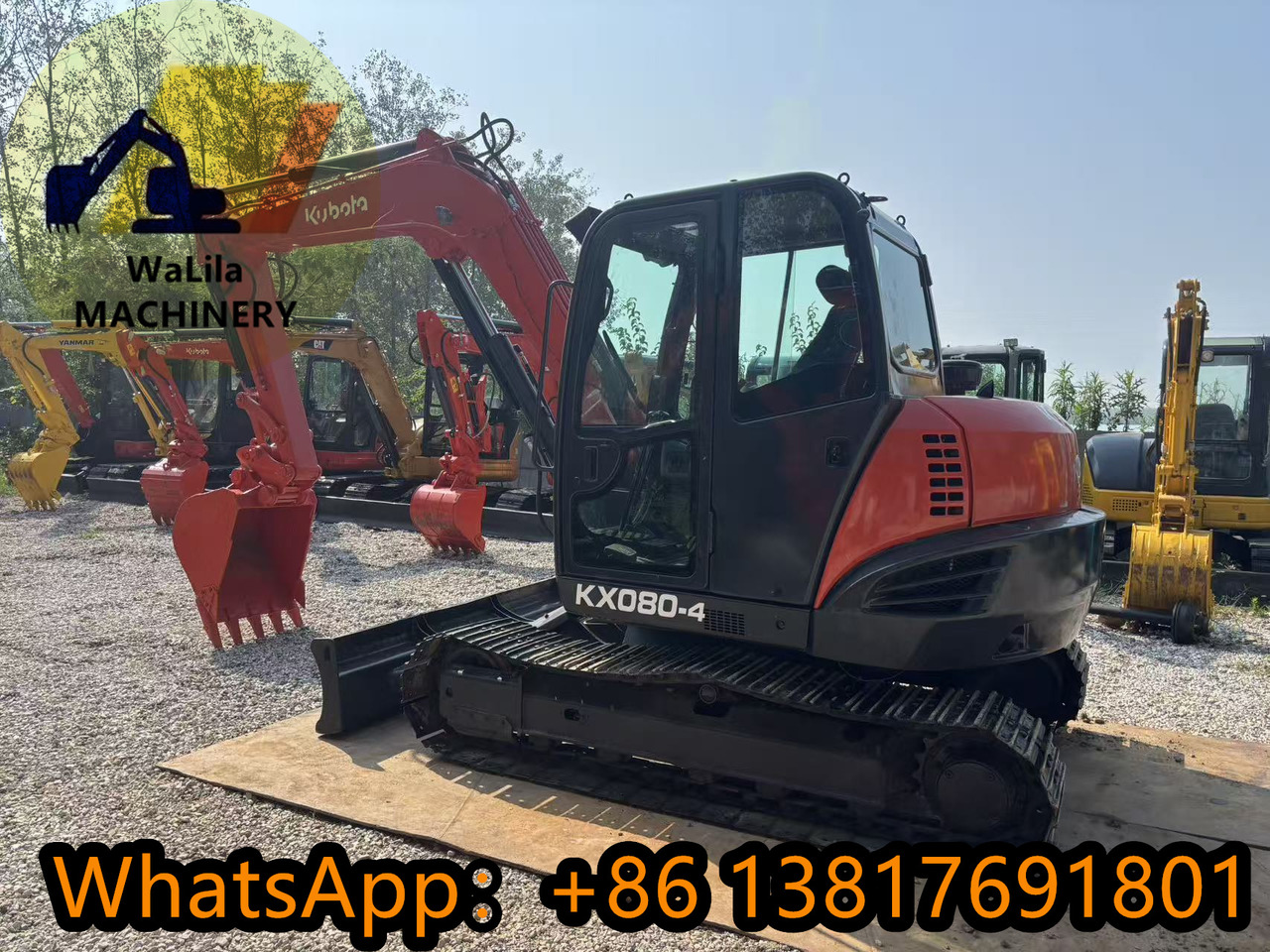 KUBOTA KX080-4 - 미니 굴삭기 : 사진 4 KUBOTA KX080-4 - 미니 굴삭기 : 사진 4