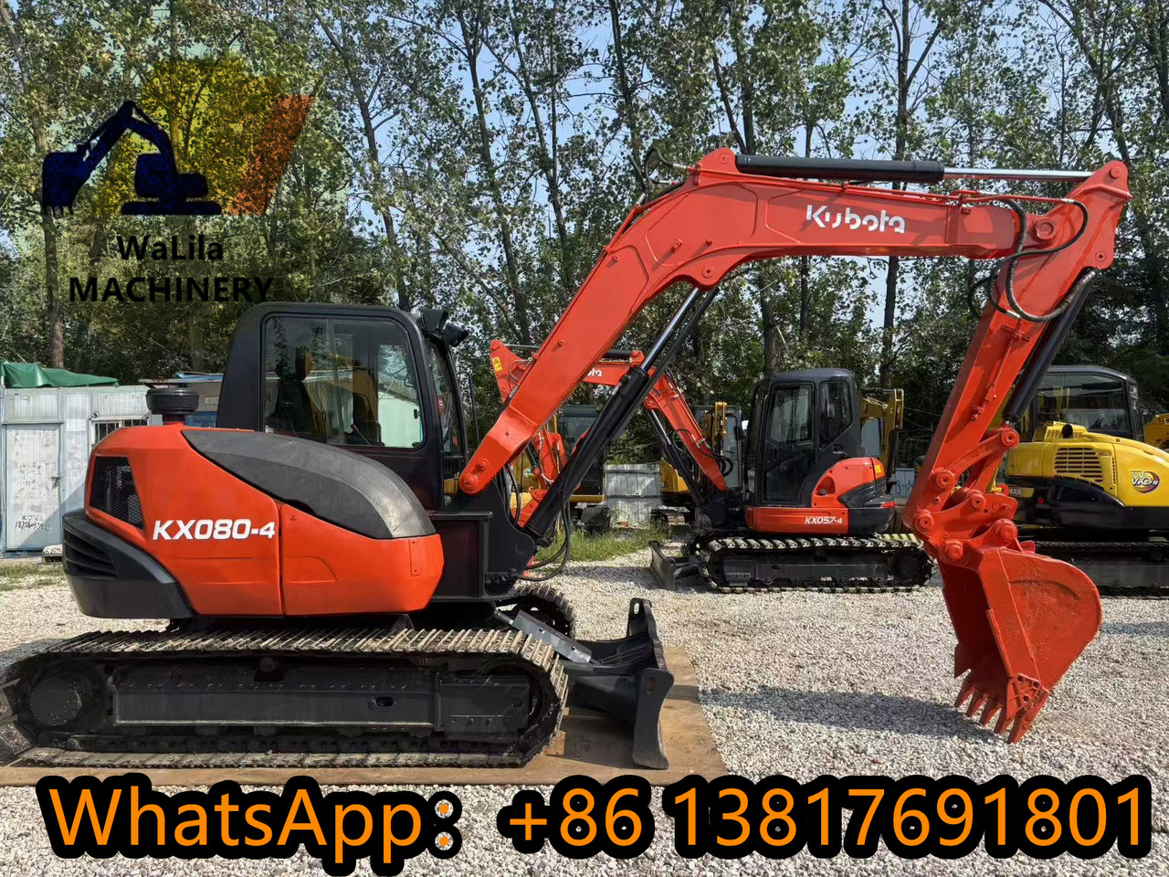 KUBOTA KX080-4 - 미니 굴삭기 : 사진 1 KUBOTA KX080-4 - 미니 굴삭기 : 사진 1