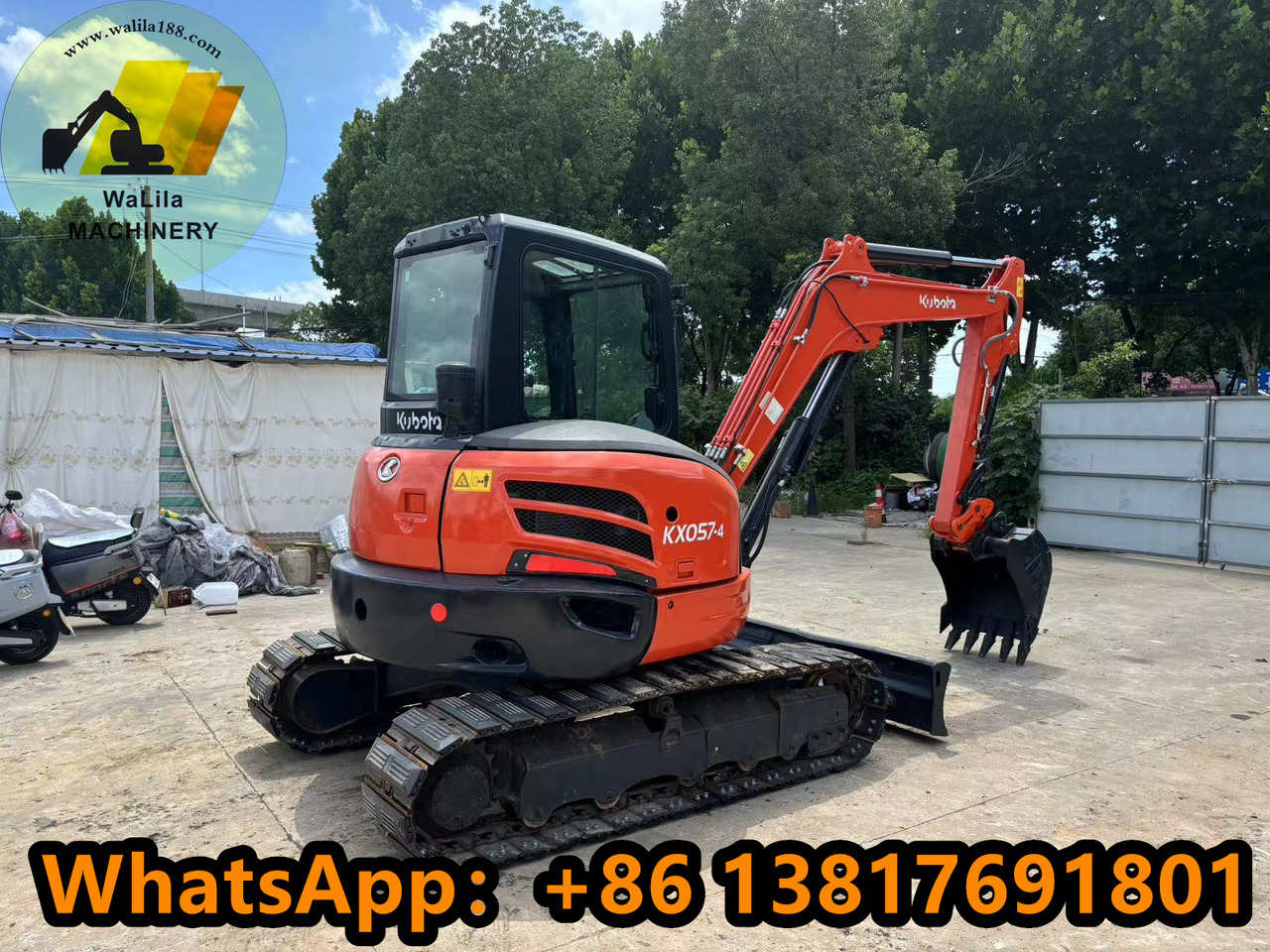 KUBOTA Kx057-4 - 미니 굴삭기 : 사진 4 KUBOTA Kx057-4 - 미니 굴삭기 : 사진 4