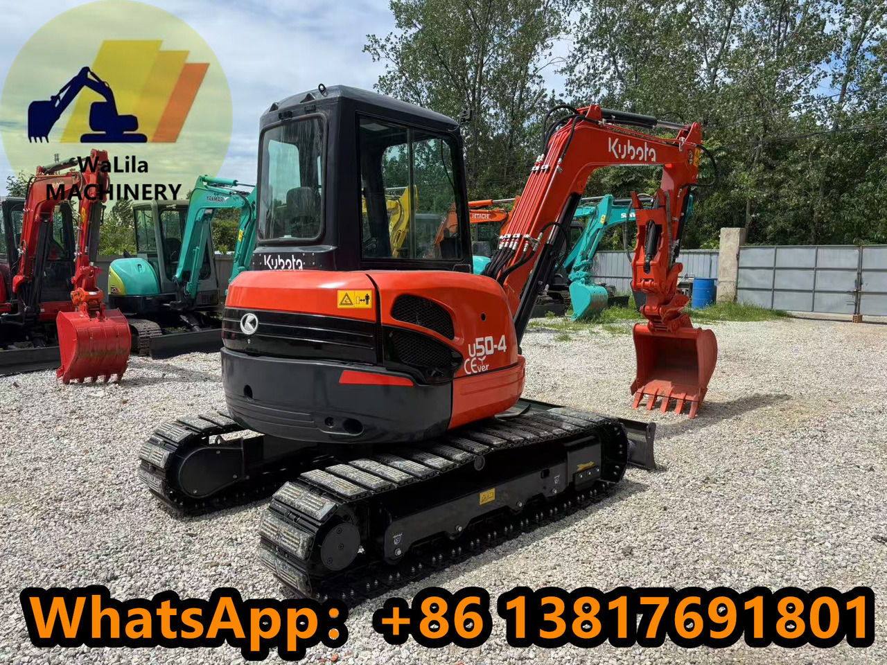 KUBOTA U50 - 미니 굴삭기 : 사진 4 KUBOTA U50 - 미니 굴삭기 : 사진 4