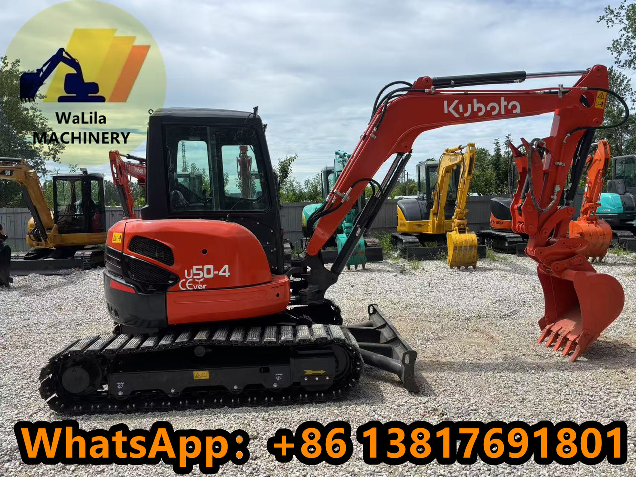 KUBOTA U50 - 미니 굴삭기 : 사진 1 KUBOTA U50 - 미니 굴삭기 : 사진 1