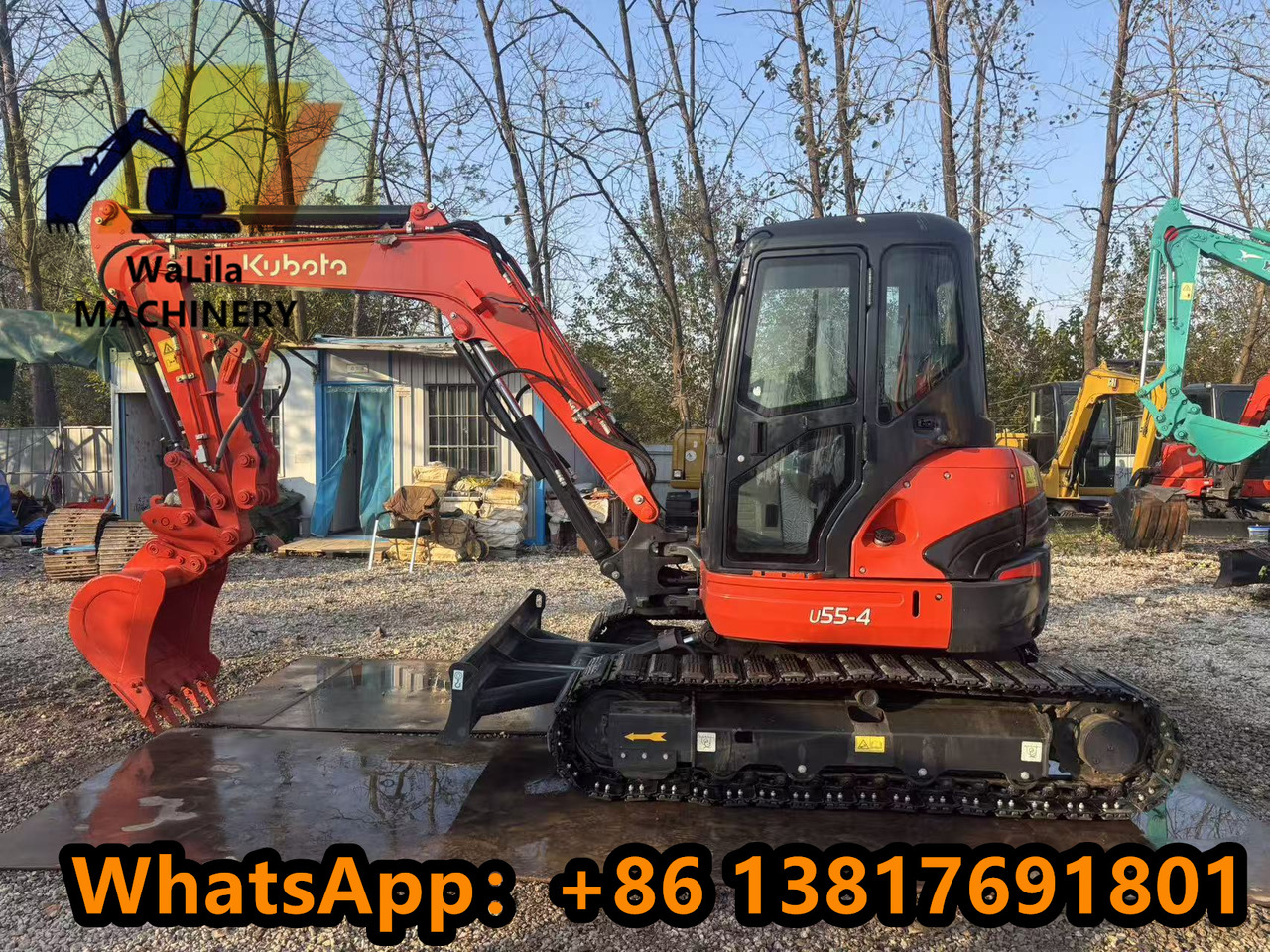 KUBOTA U55-4R - 미니 굴삭기 : 사진 1 KUBOTA U55-4R - 미니 굴삭기 : 사진 1