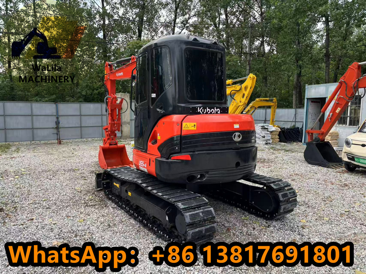 KUBOTA U55-4 - 미니 굴삭기 : 사진 5 KUBOTA U55-4 - 미니 굴삭기 : 사진 5