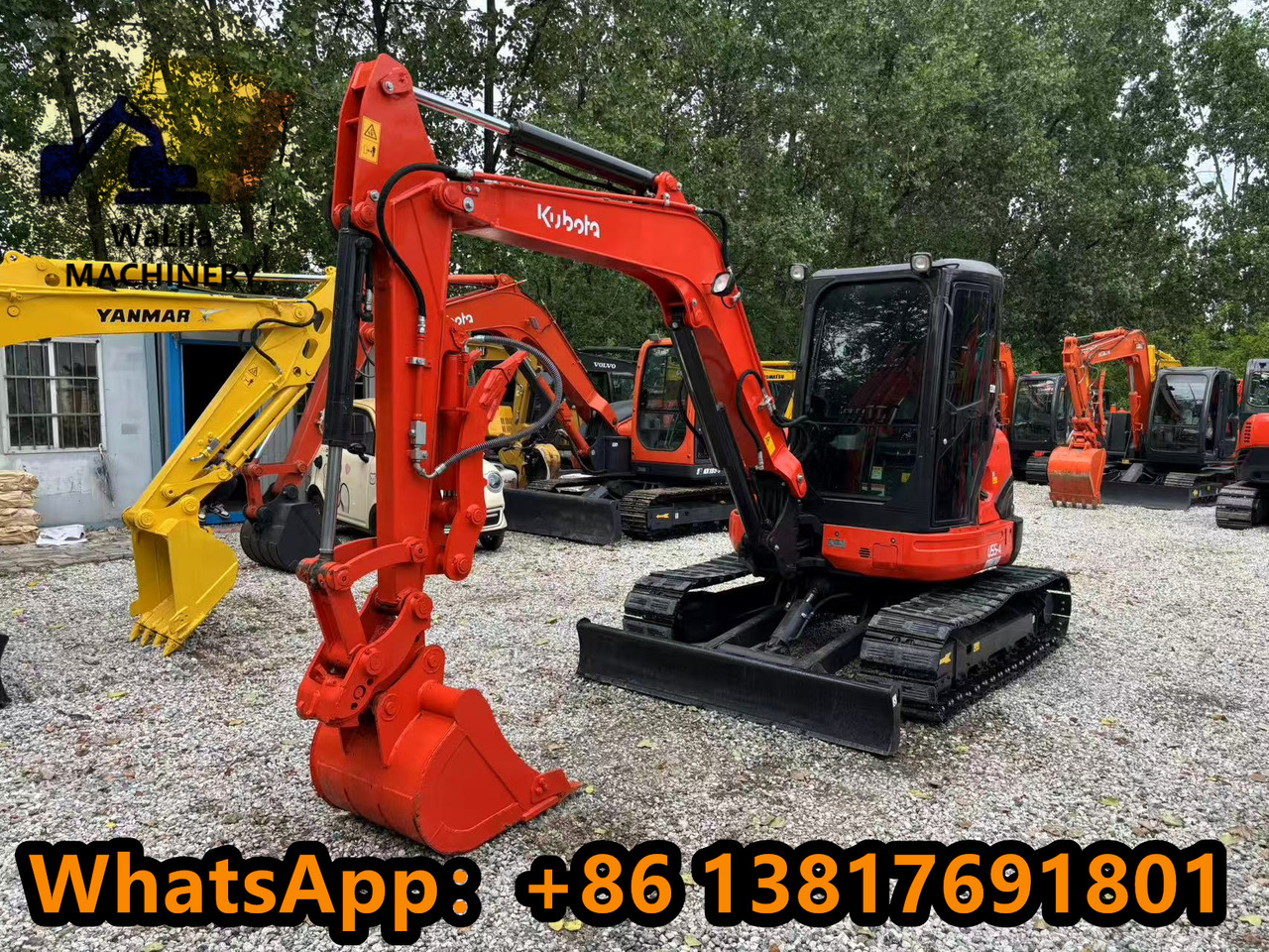 KUBOTA U55-4 - 미니 굴삭기 : 사진 3 KUBOTA U55-4 - 미니 굴삭기 : 사진 3