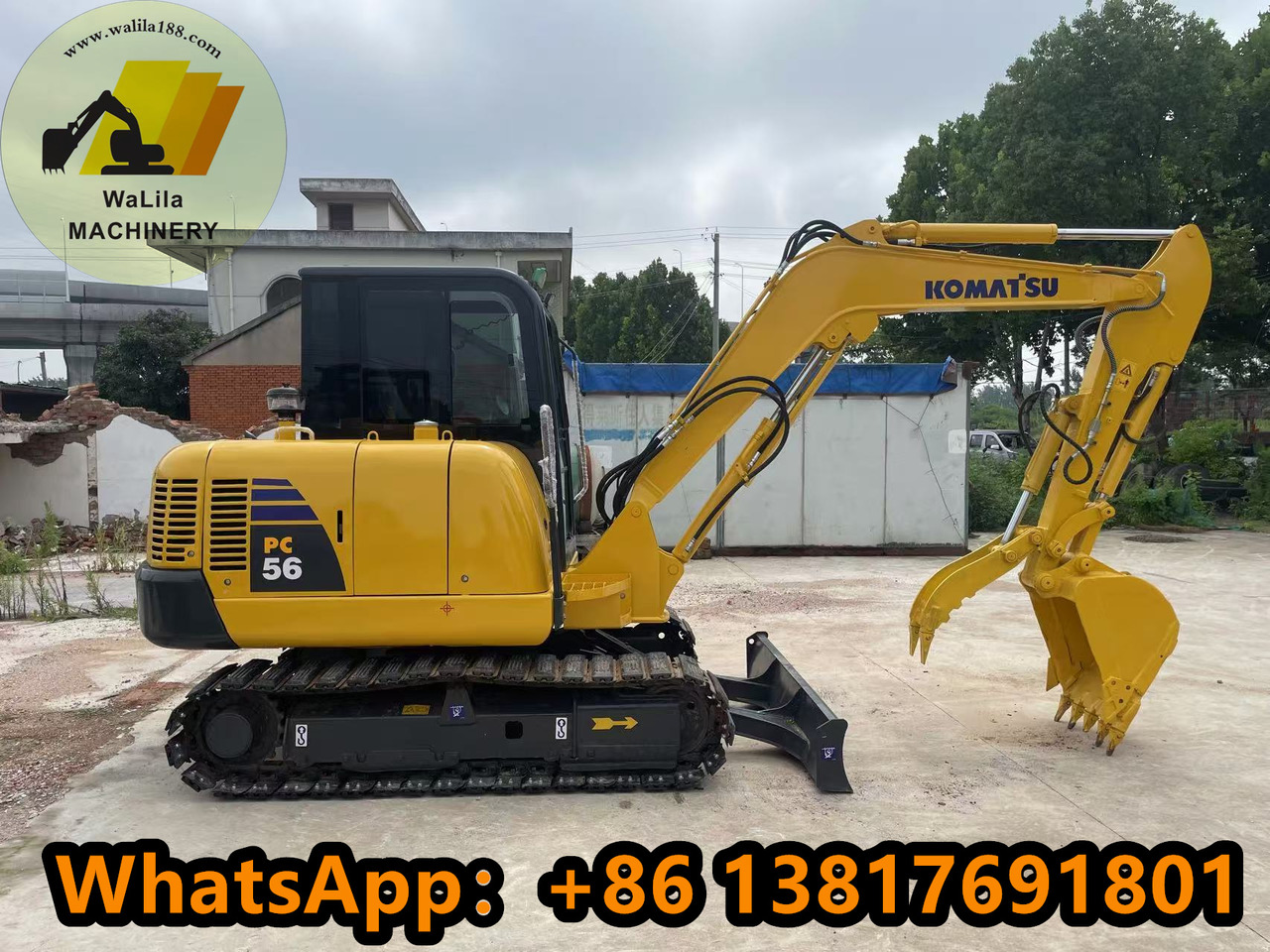 Komatsu PC 56-7 PC56-7 - 미니 굴삭기 : 사진 1 Komatsu PC 56-7 PC56-7 - 미니 굴삭기 : 사진 1