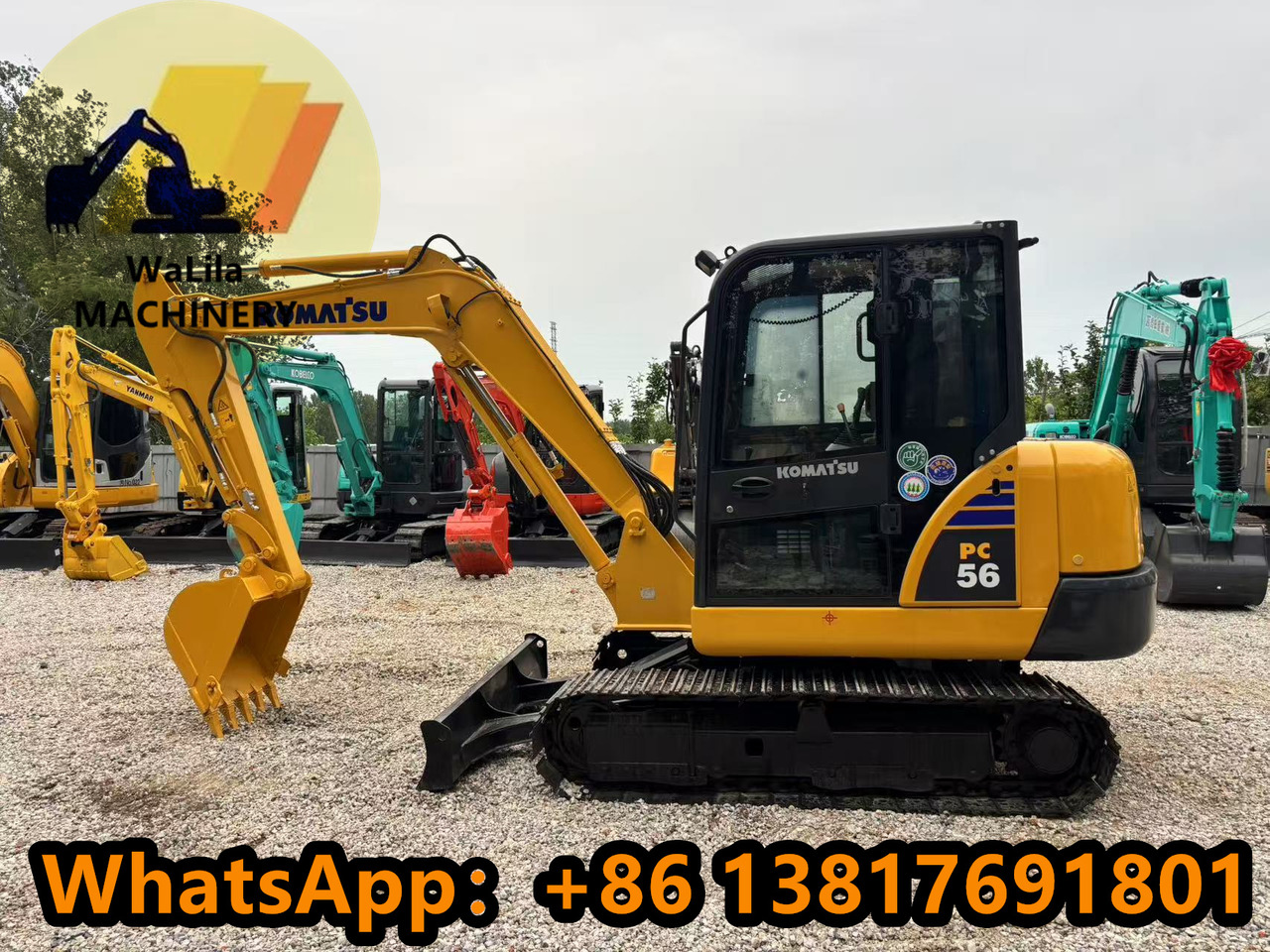 Komatsu PC 56-7 PC56-7 - 미니 굴삭기 : 사진 1 Komatsu PC 56-7 PC56-7 - 미니 굴삭기 : 사진 1