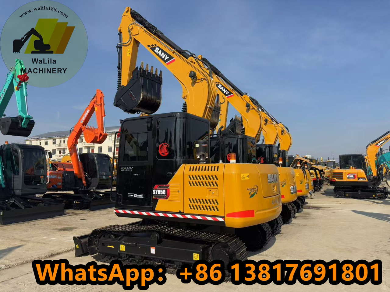 SANY SY95 - 크롤러 굴삭기 : 사진 1 SANY SY95 - 크롤러 굴삭기 : 사진 1