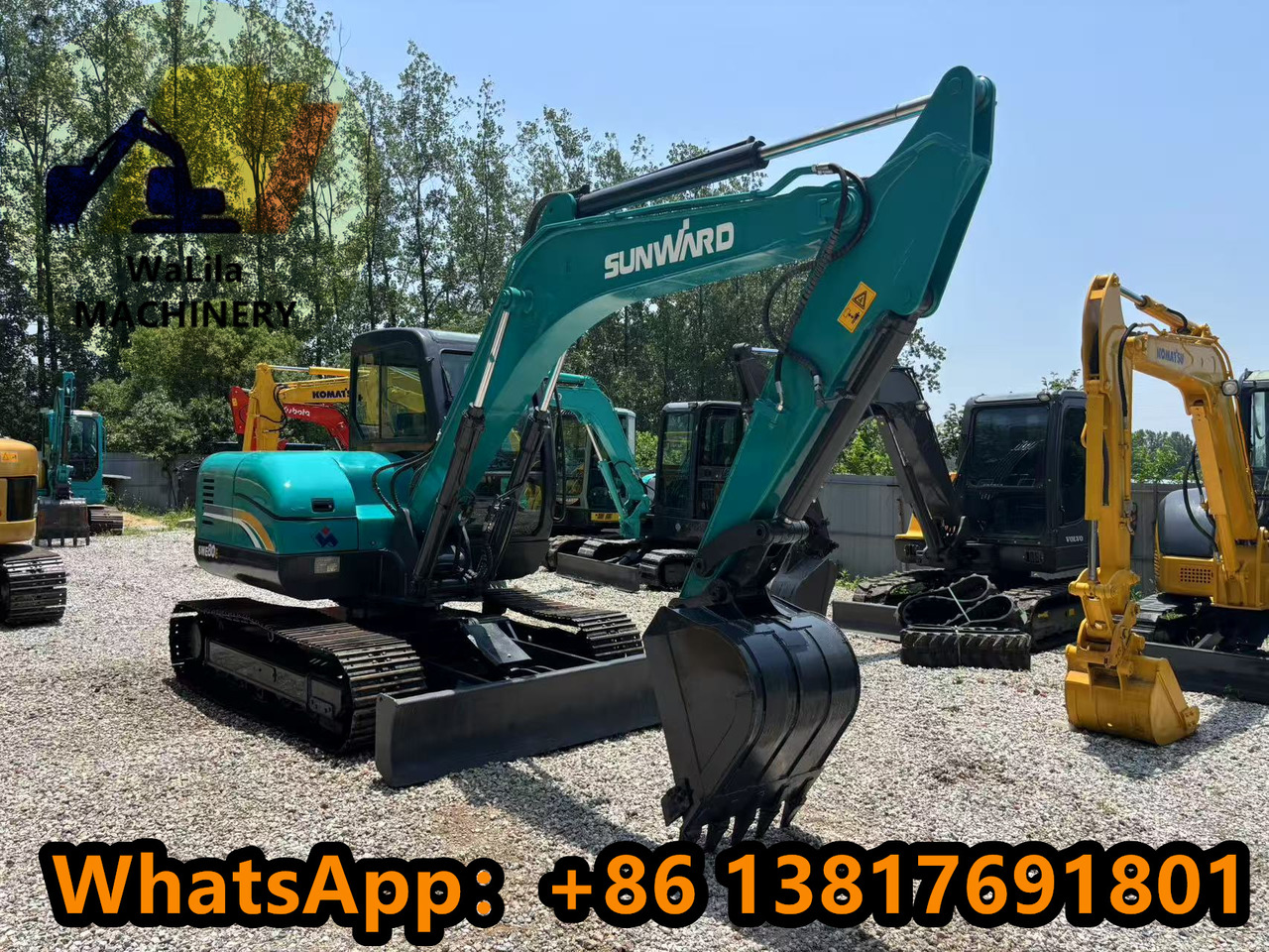 SUNWARD SWE 80 - 미니 굴삭기 : 사진 3 SUNWARD SWE 80 - 미니 굴삭기 : 사진 3