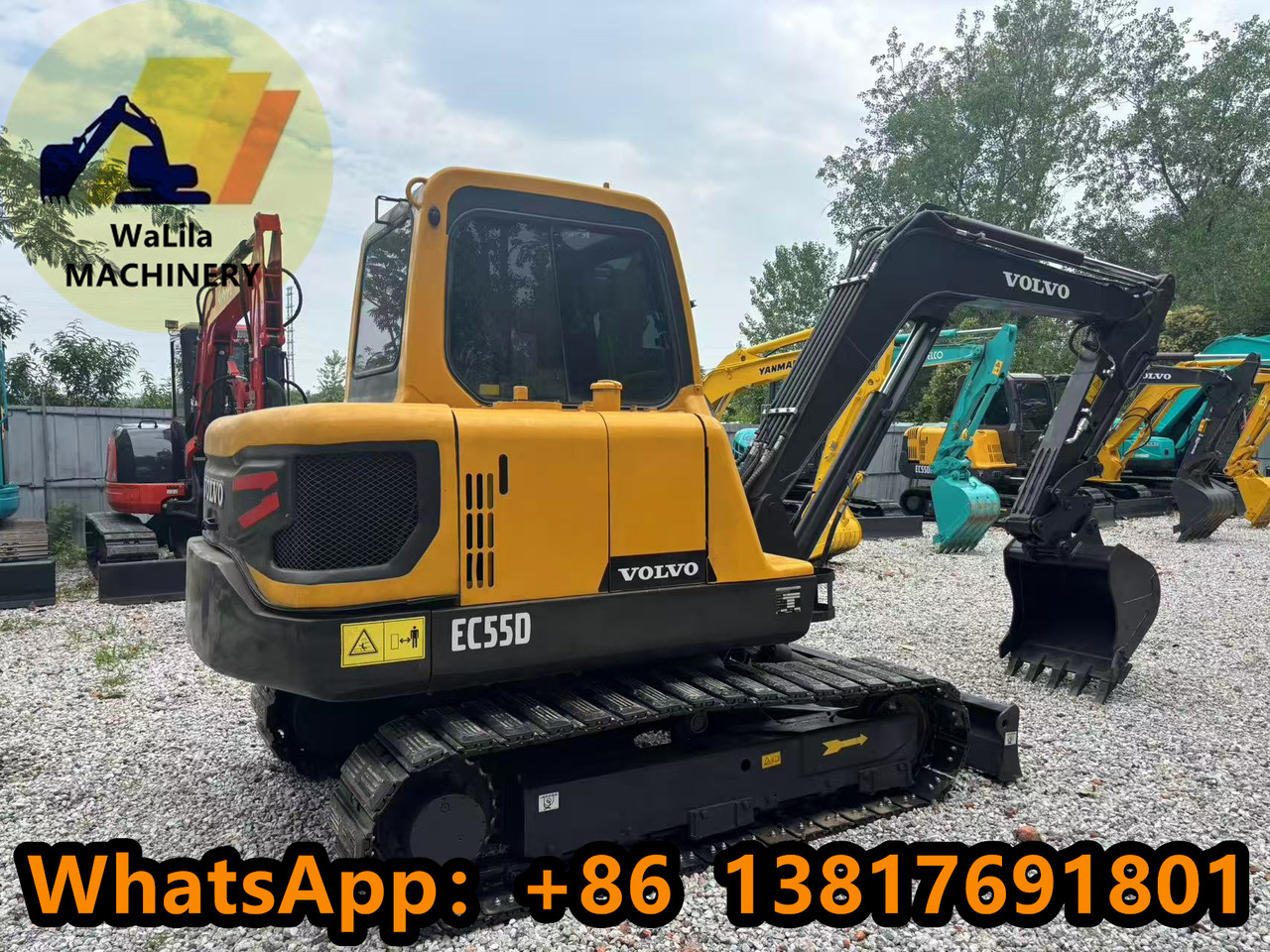 VOLVO EC55 - 미니 굴삭기 : 사진 3 VOLVO EC55 - 미니 굴삭기 : 사진 3