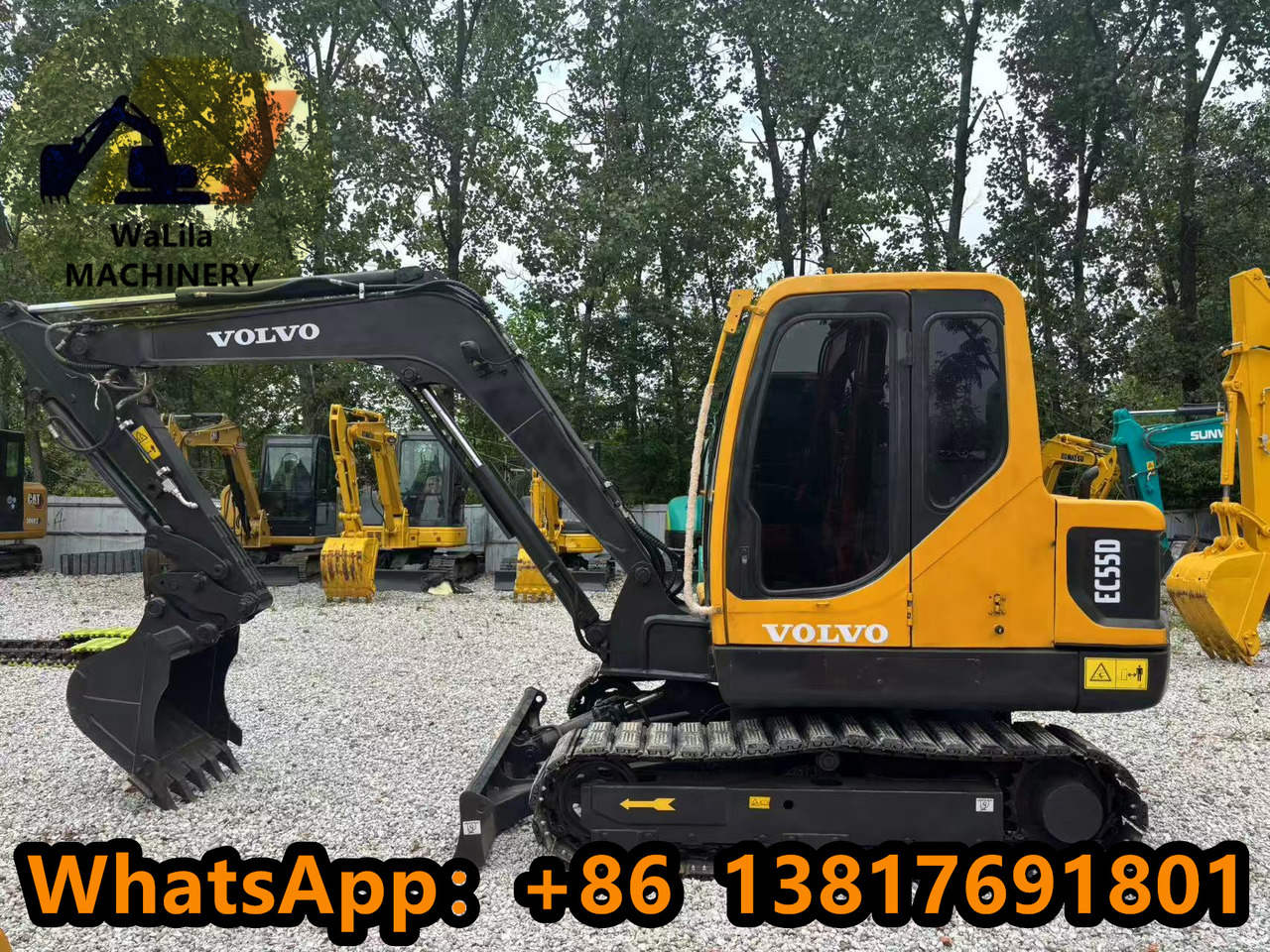 VOLVO EC55 - 미니 굴삭기 : 사진 1 VOLVO EC55 - 미니 굴삭기 : 사진 1