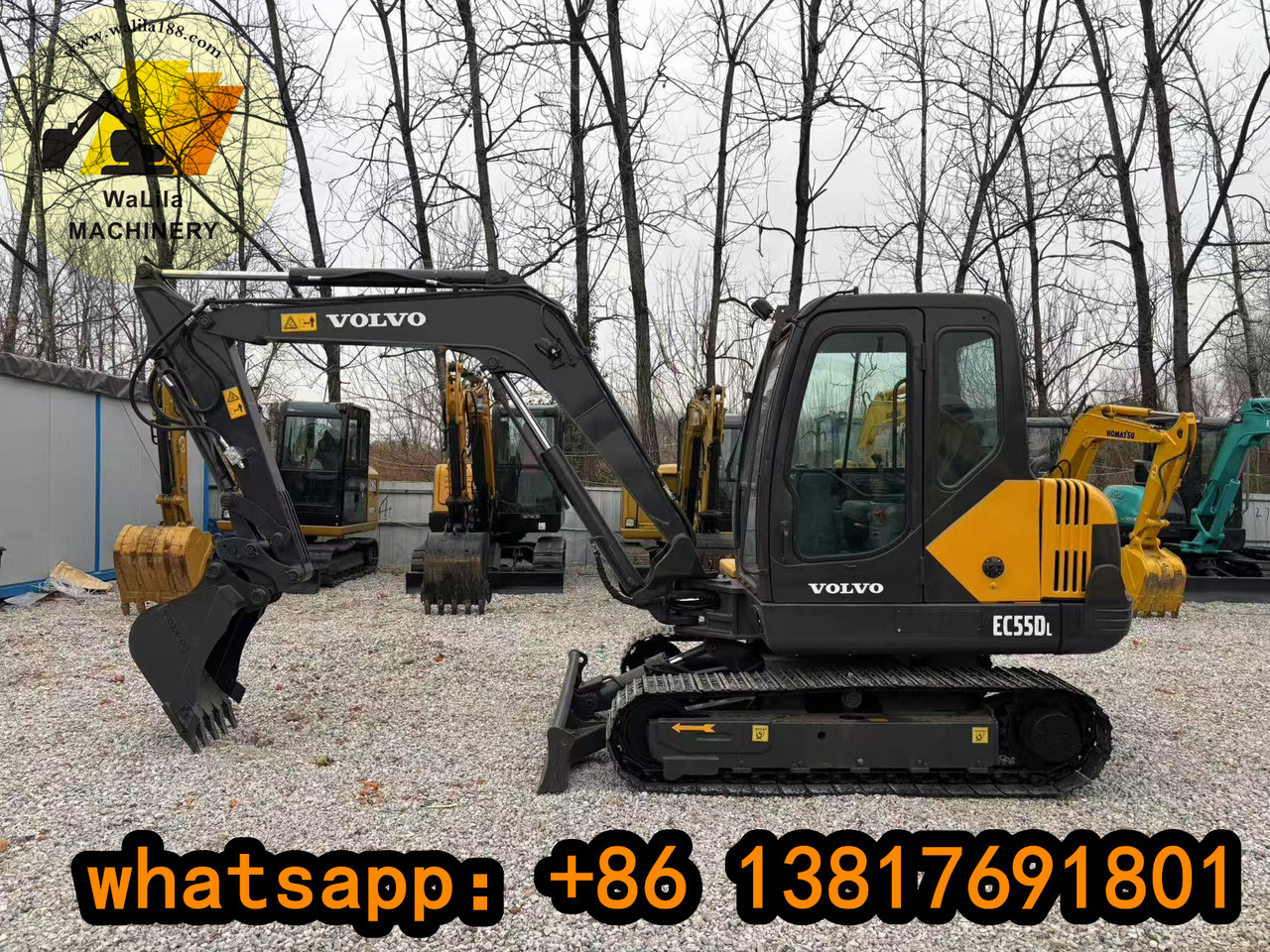 Volvo EC55D - 미니 굴삭기 : 사진 4 Volvo EC55D - 미니 굴삭기 : 사진 4