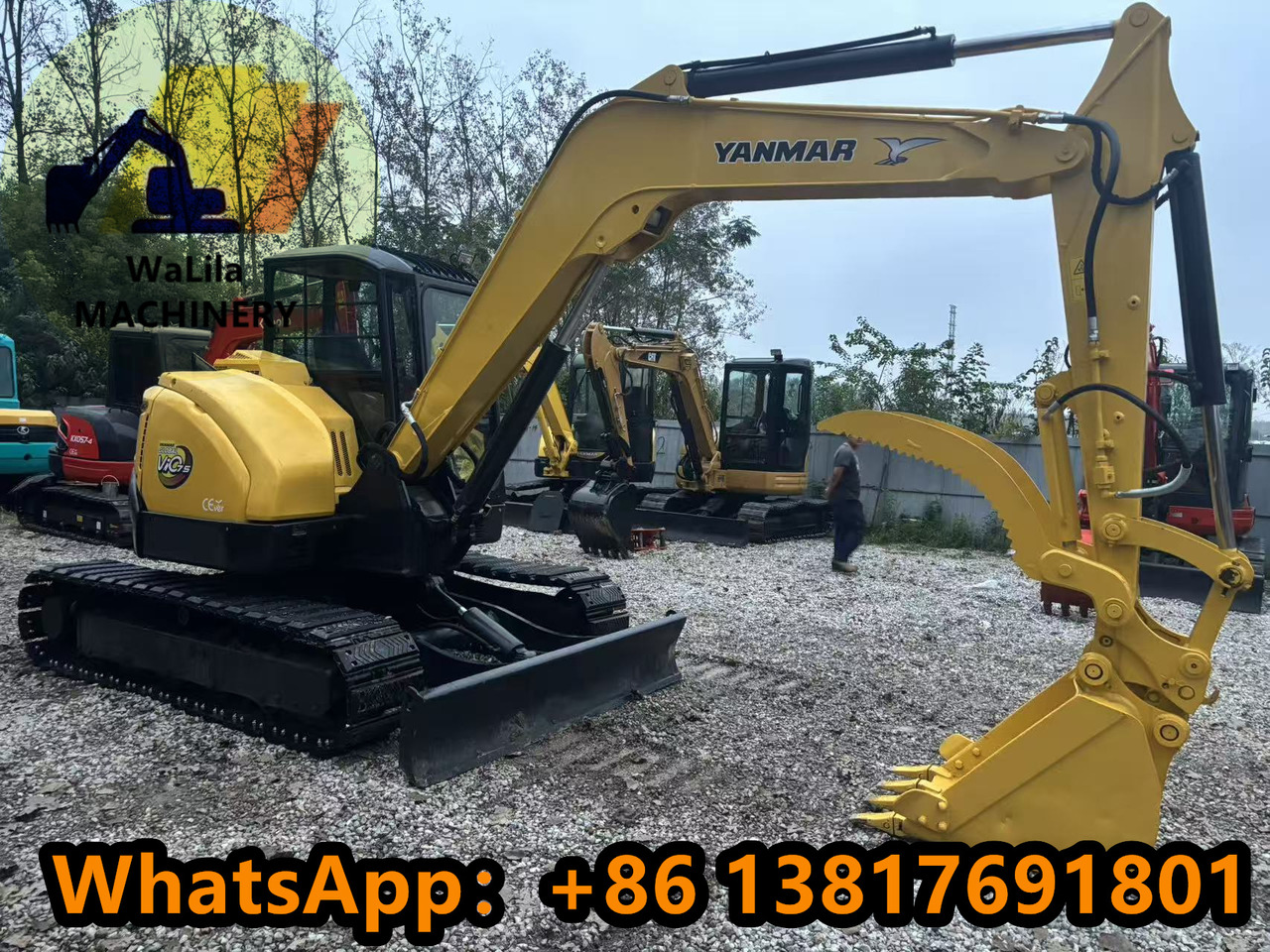YANMAR VIO75 - 미니 굴삭기 : 사진 4 YANMAR VIO75 - 미니 굴삭기 : 사진 4