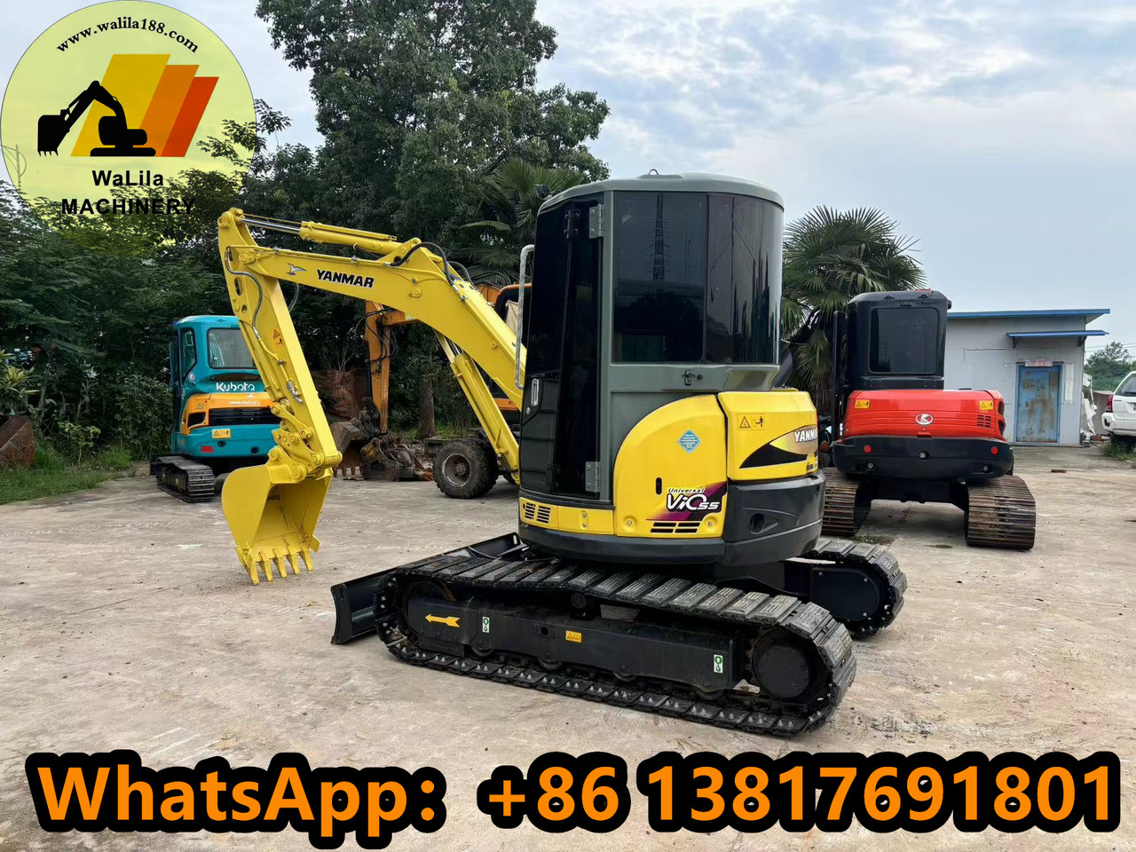 Yanmar Vio 55 Vio55 - 미니 굴삭기 : 사진 1 Yanmar Vio 55 Vio55 - 미니 굴삭기 : 사진 1