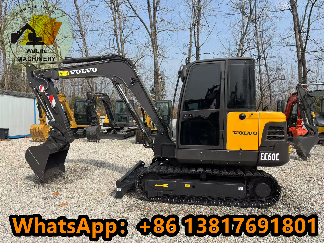 Volvo EC60D - 미니 굴삭기 : 사진 1 Volvo EC60D - 미니 굴삭기 : 사진 1