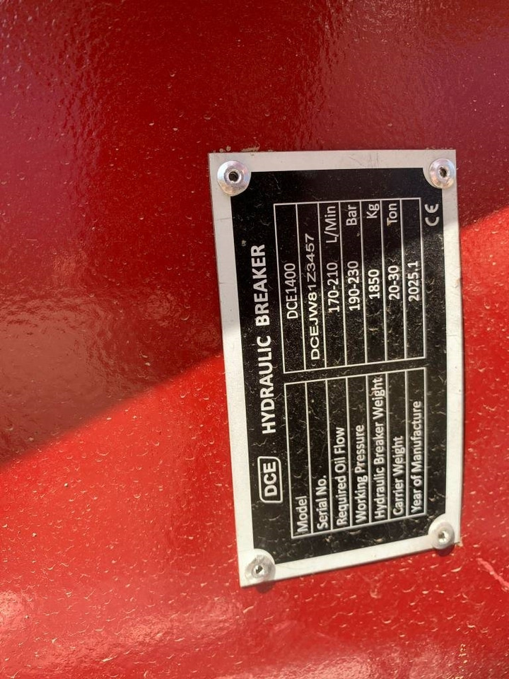 DCE 1400 Hydraulic Breaker - 유압 해머 건설기계 용 : 사진 3 DCE 1400 Hydraulic Breaker - 유압 해머 건설기계 용 : 사진 3