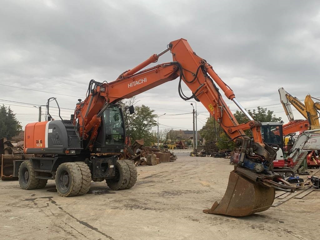 Hitachi ZX 145 W-3+SMP Rototilt  - 휠 굴삭기 : 사진 4 Hitachi ZX 145 W-3+SMP Rototilt  - 휠 굴삭기 : 사진 4