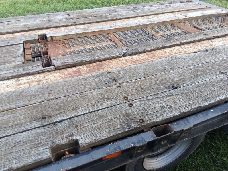 드롭사이드/ 플랫베드 트레일러 Langendorf 3 Achser Anhänger 9,4m Aufbau : 사진 7