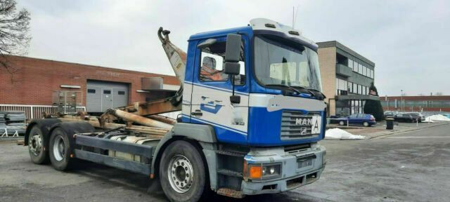 MAN 26.314K 6x2 Blatt/Luft Diff/Sperre - 후크 리프트 트럭 : 사진 2 MAN 26.314K 6x2 Blatt/Luft Diff/Sperre - 후크 리프트 트럭 : 사진 2