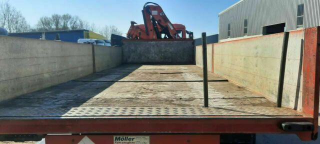 MAN ME18.284 mit Kran Not Aus Hiab 122B - 드롭사이드/ 플랫베드 트럭, 크레인 트럭 : 사진 5 MAN ME18.284 mit Kran Not Aus Hiab 122B - 드롭사이드/ 플랫베드 트럭, 크레인 트럭 : 사진 5