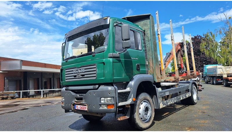 MAN TGA 18.480 Holz LKW - 목재 트럭, 크레인 트럭 : 사진 1 MAN TGA 18.480 Holz LKW - 목재 트럭, 크레인 트럭 : 사진 1